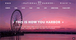 Desktop Screenshot of nationalharbor.com
