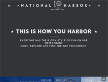 Tablet Screenshot of nationalharbor.com